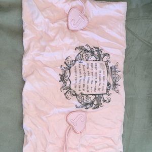 super cute pink sinch up bag from juicy couture